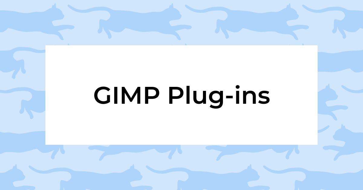 Gimp plug ins cat physics